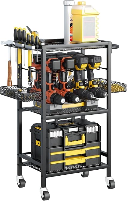 עגלת ארגון לכלי עבודה עם גלגלים HUSFITLY 227kg