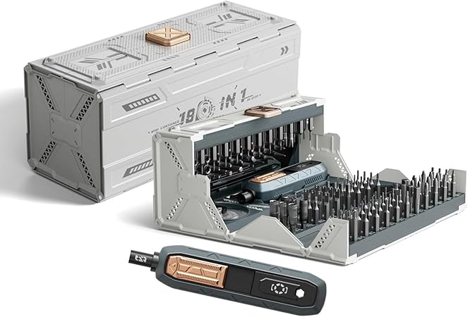 סט מברג שענים/אלקטרוניקה פרסישן מגנטי 180 ב-1