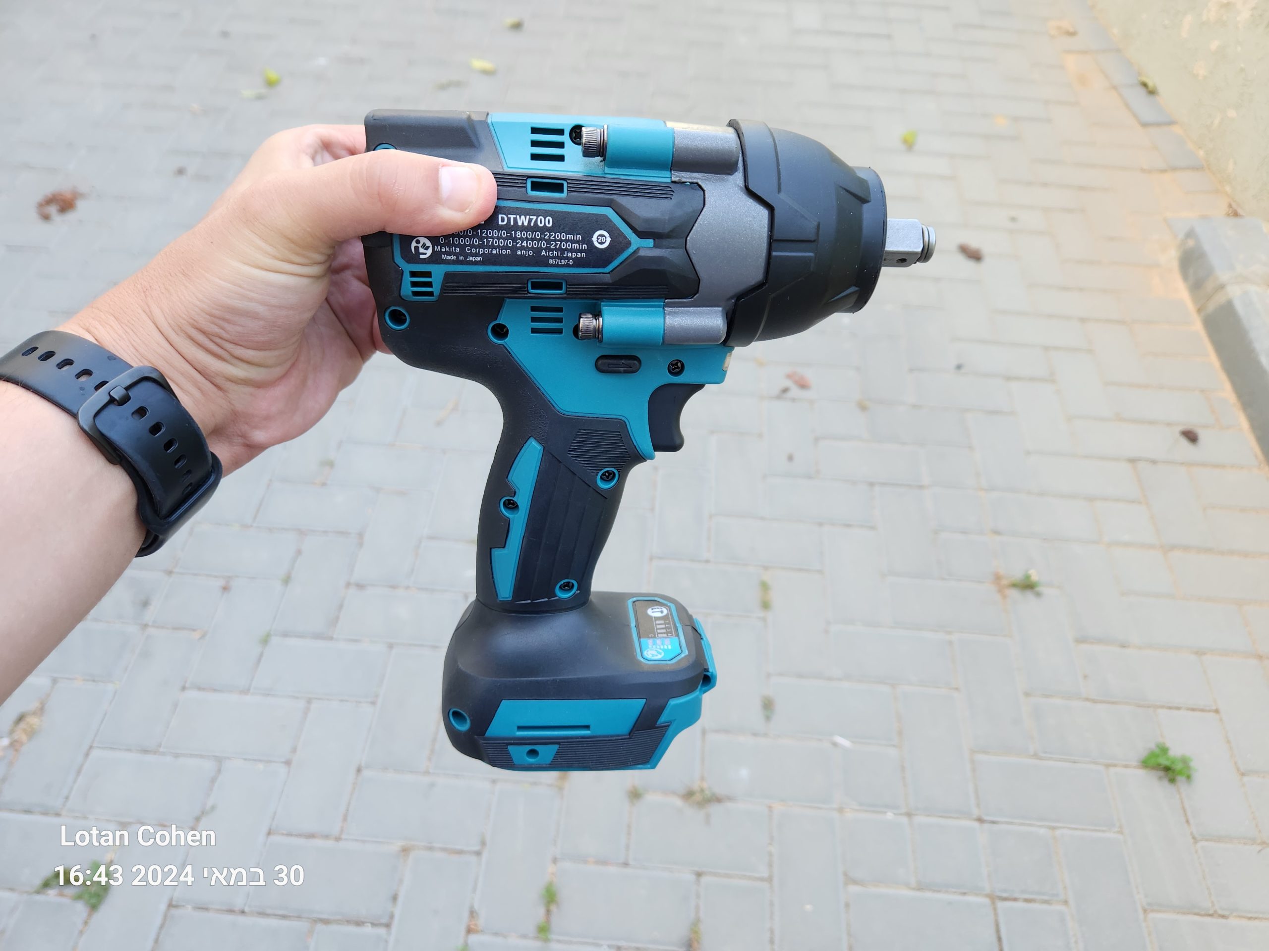 מפתח רטיטה גנרי תואם מקיטה 700 ניוטון מטר גוף בלבד דרייב חצי אינץ'