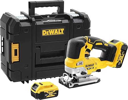 סט מסור אנכי דיוולט DEWALT Brushless XR 18V 5 Ah – DCS334P2-QW