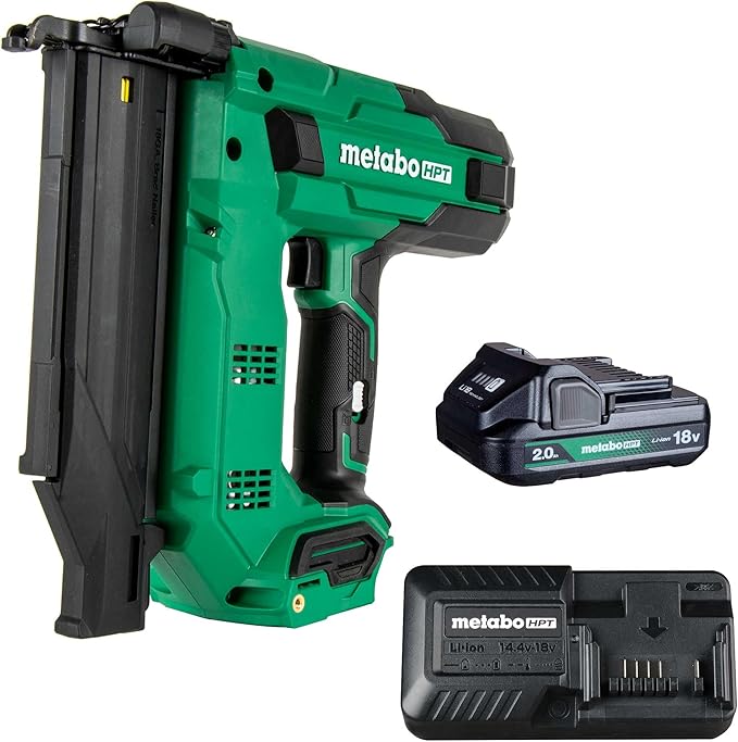 סט אקדח מסמרים מטאבו אייץ' פי טי (היקוקי) Metabo HPT 18V MultiVolt™ 18-Ga 16-50mm 18V NT1850DG