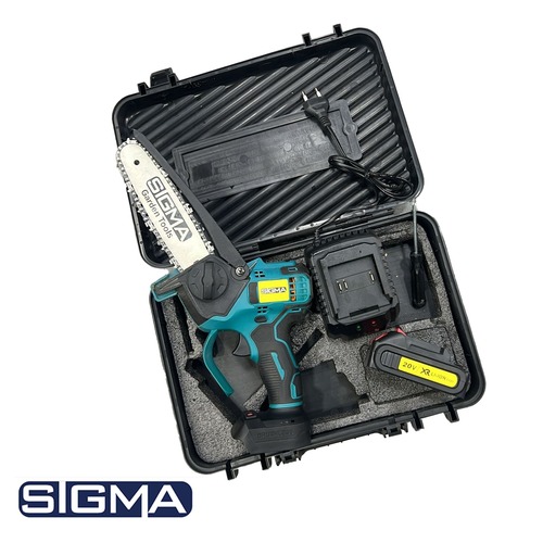 מסור שרשרת מיני נטען "6 (תואם סוללות מקיטה) DCS0150 מבית סיגמא כלי עבודה SIGMA