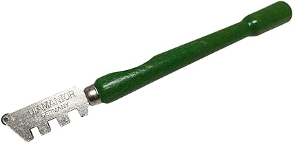 חותך זכוכית מקצועי Diamantor עם ידית עץ איכותית Diamantor Glass Cutter with wooden handle (Pack of 12)