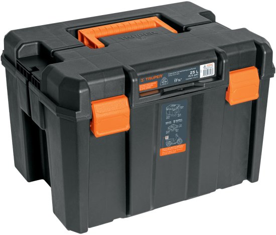 ארגז טרופר 17 אינץ' עמוק עם מגש נשלף Truper Deep tray tool box