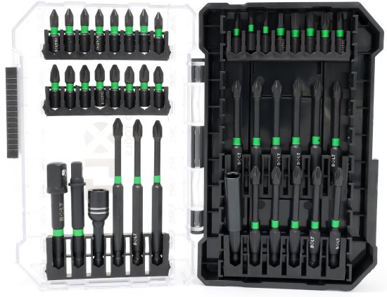 סט ביטים מקצועיים למברגת אימפקט מבית Bolt