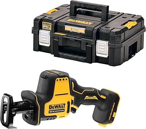 מסור חרב דיוולט יד אחת בארגז טיסטאק Dewalt DCS369NT 18V