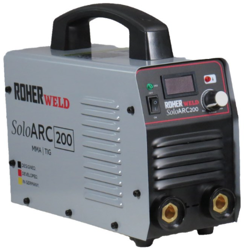 רתכת אלקטרודה סינרגטית חד פאזית 200 אמפר Roher SOLOARC 200