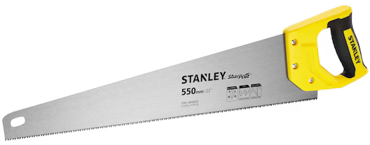 מסור יד Stanley Sharpcut 7TPI 500mm