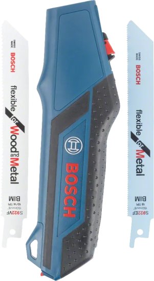 מסור חרב ידני מקצועי + 2 להבים לחיתוך מתכת ועץ Bosch Professional 2608000495