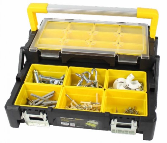 אירגונית שתי קומות בינונית ידית אלומיניום Hunter 170110-003