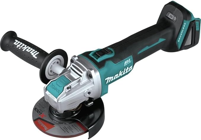 משחזת זווית מקיטה ניידת Makita 18V 4‑1/2" / 5" X‑LOCK