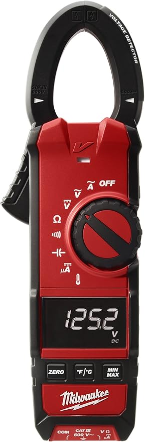 מד מתח ומד זרם צבת מילווקי Milwaukee 2236-20 Clamp Meter HVAC/R 