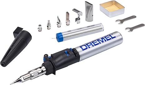 מלחם גז דרמל מיני עם 6 אביזרים Dremel Versatip 2000 Mini