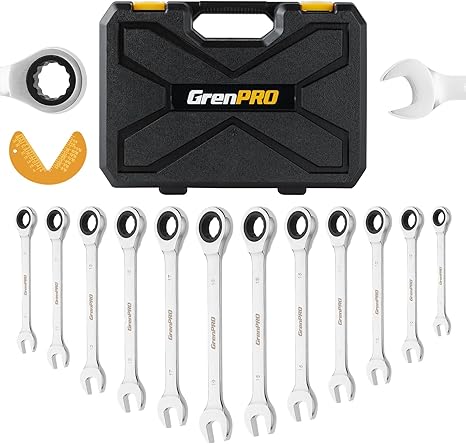 סט מפתחות רינג רצ'ט 13 חלקים – GRENPRO