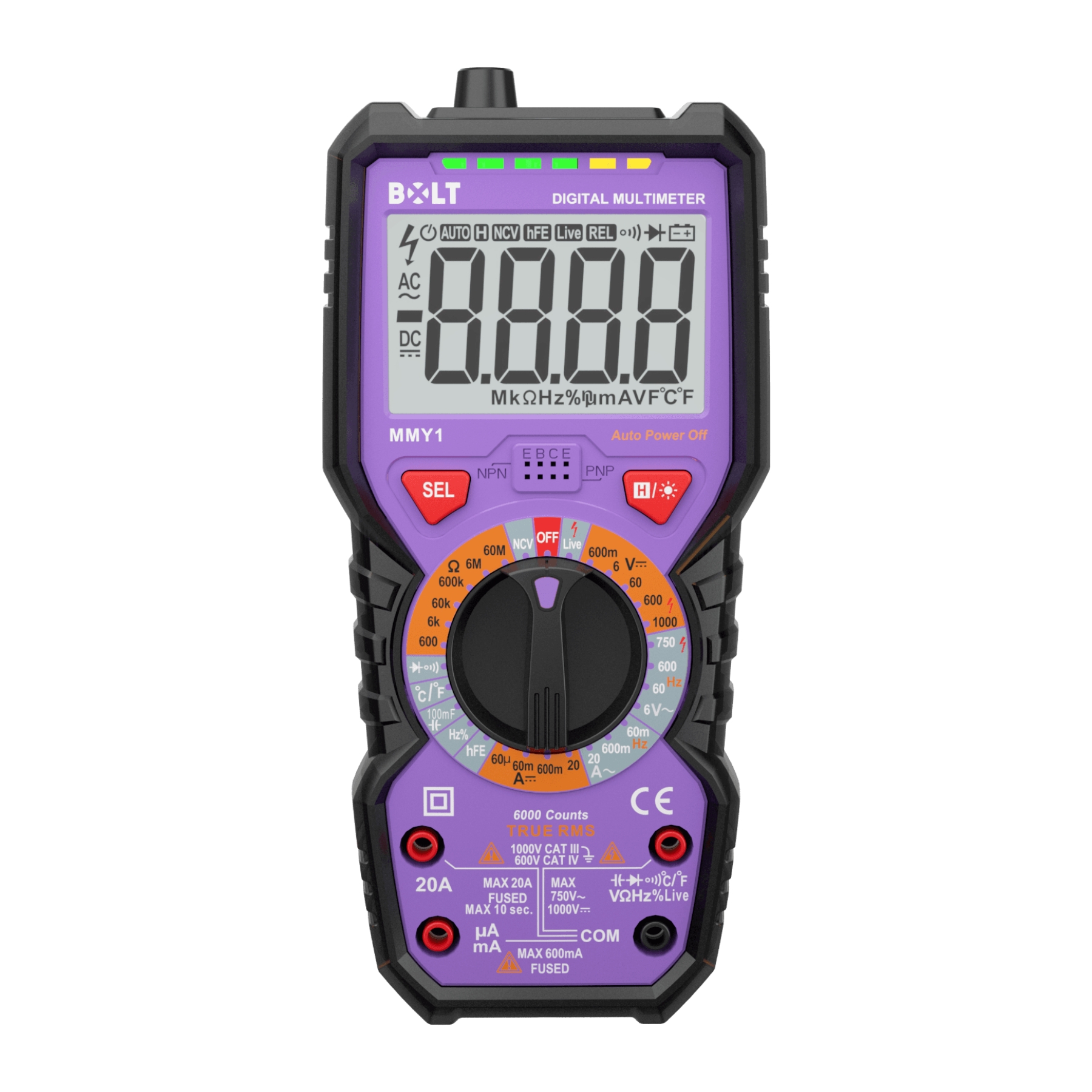 רב מודד דיגיטלי חכם בולט Bolt MMY1
