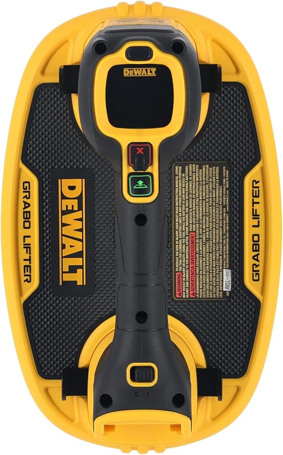 מרים שמשות ואקום נטען DEWALT 20V MAX GRABO עד 120 קילו