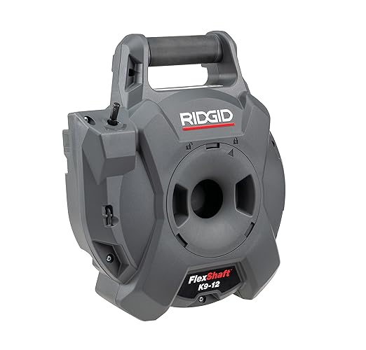 פותח הסתימות RIDGID 74978 K9-12 FlexShaft לצינורות 1-1/4 עד 2 צול