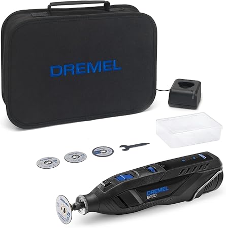 סט דרמל 8260 נייד – הדגם הבכיר ביותר בסט מלא כולל סוללה ומטען DREMEL 8260 3.0ah 12V