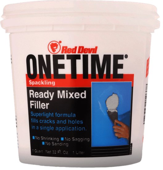 Red Devil - מילוי מוכן לקירות One Time יעקובי