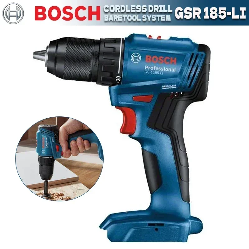 מברגה מקדחה פוטר קלאץ' בוש Bosch Professional 18V GSR 185-LI