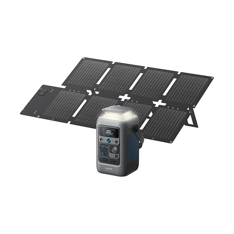 תחנת כוח ניידת אנקר עם פאנל סולארי Anker SOLIX C300 DC Power Bank Station – 288Wh