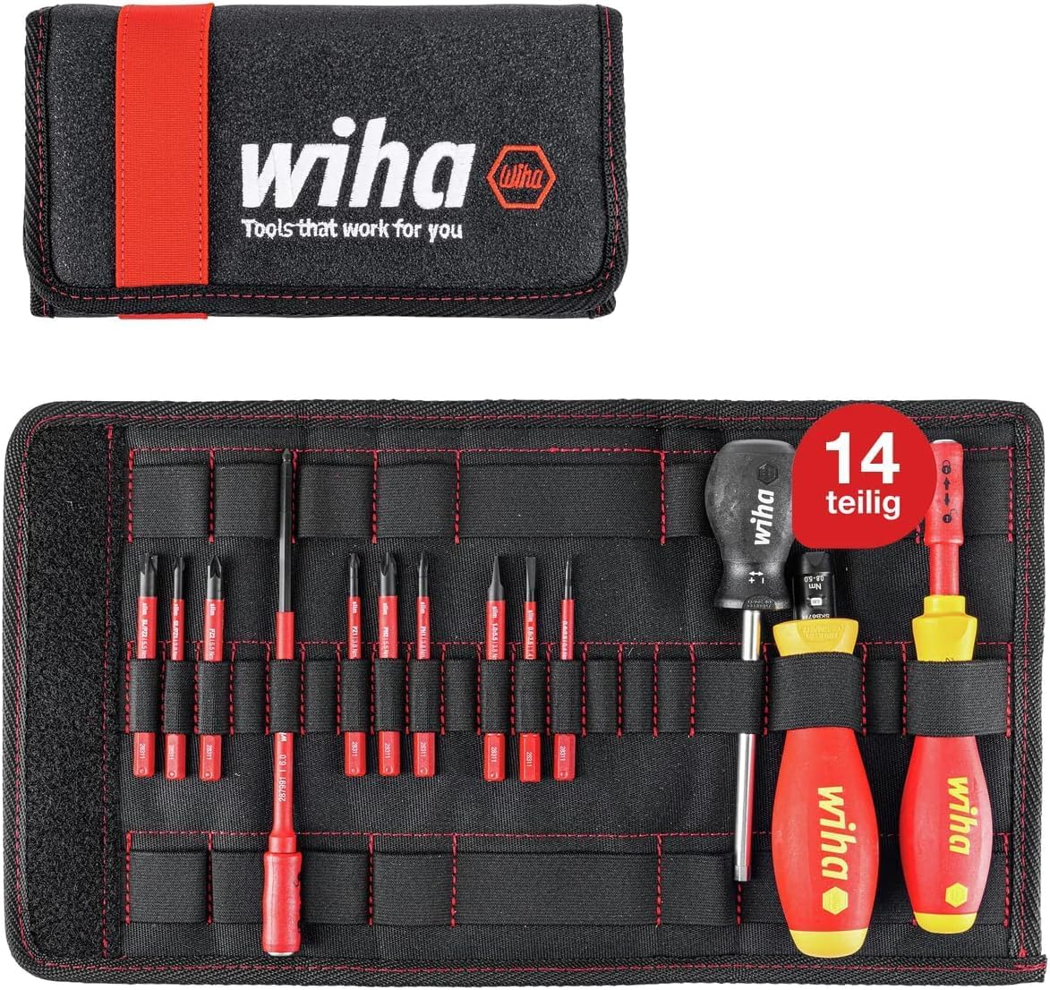 סט מברג מומנט מבודד 12 חלקים וויהא Wiha 2872T13 S-Torque Screwdriver Set