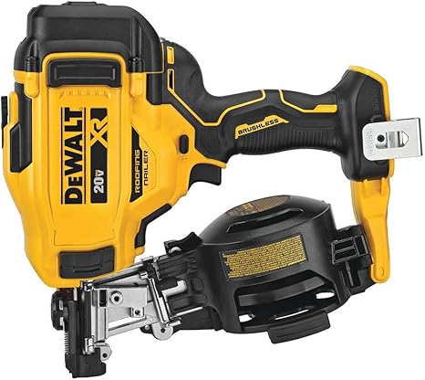 אקדח מסמרים תופי נייד לעבודות גגנות DEWALT DCN45RNB 20V Max 15 degrees