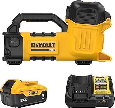 סט Dewalt DCE050P1 Transfer Pump Kit כולל משאבת העברה, סוללת 20V 5Ah ומטען