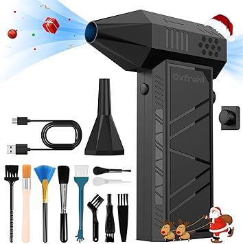 מיני מפוח אוויר חשמלי נטען דגם Oxfraki Electric Air Duster X6 130000rpm