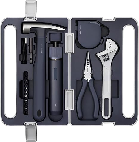 ערכת כלי עבודה ידנית וחשמלית HOTO 18-Piece Tool Kit לתחזוקת הבית