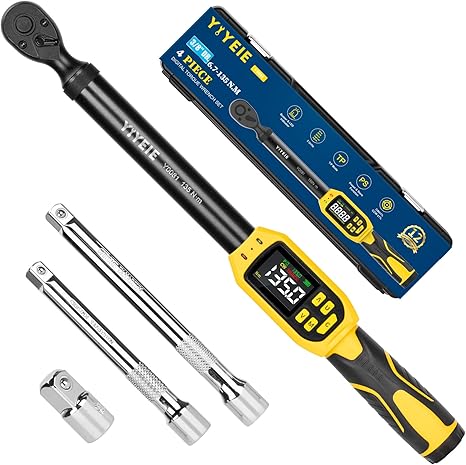 מפתח מומנט דיגיטלי ‎3/8" Drive Digital Torque Wrench 5‑99.5 ft‑lb ±1% Smart Alert Multi