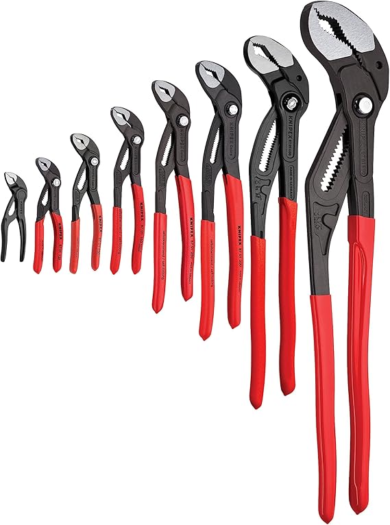 סט 8 פלאיירים למשאבות קניפקס קוברה KNIPEX 9K 00 80 149 Cobra