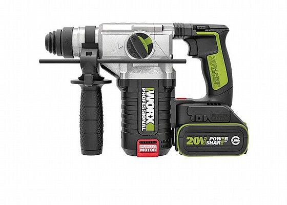 פטישון נטען וורקס ירוק 24 מ"מ 20V מנוע ללא פחמים דגם WU388 – גוף בלבד