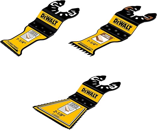 סט 3 להבי מולטיטול רב משימתיים לדיוולט DEWALT OSC DWA423SET