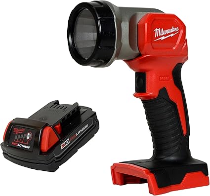 באנדל פנס לד + סוללה Milwaukee 2735-20 Flashlight + 18V 1.5Ah Battery