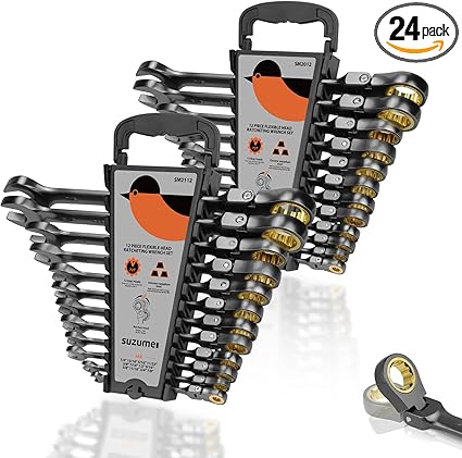 סט מפתחות ראטצ'ט עם ראש פלקס גמיש מבית SUZUME עשוי CR-V