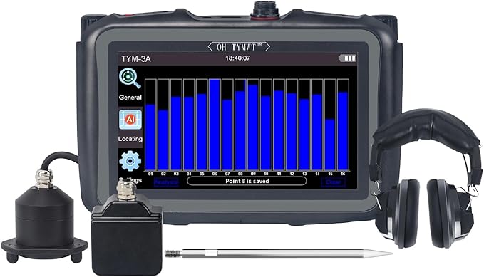 גלאי נזילות מים מתקדם TYM-3A – Water Leak Detector עם סייען AI
