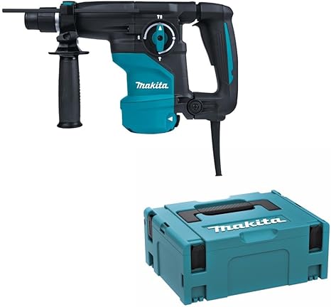פטישון חציבה חשמלי דור חדש מקיטה במזוודה Makita HR3001CJ/2 240V 30mm SDS-Plus + Makpac Case