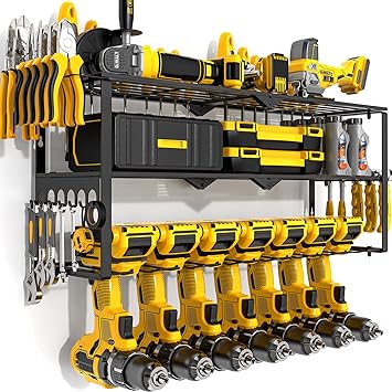 ארגונית כלי עבודה תלת קומתית לתליה – מקום ל 7 מברגות Alwaysturdy