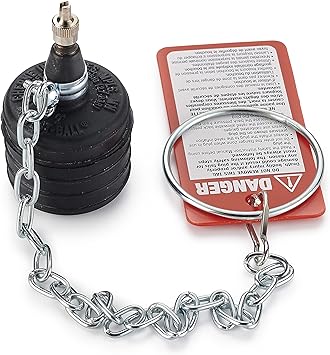 בלון ניפוח לאיטום ובדיקת מערכות אינסטלציה בקוטר 48-57 ממ Cherne 270024 Single-Size Test Ball Plug, 2 inch