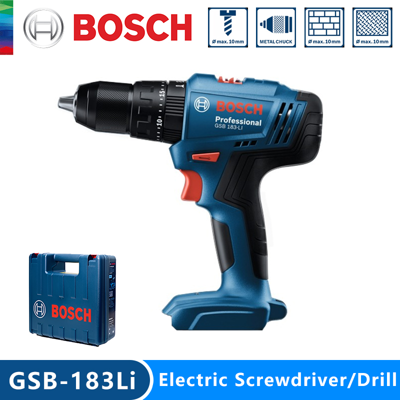 מברגת פוטר קלאץ' רוטטת ניידת בוש מקצועית Bosch GSB 183-LI