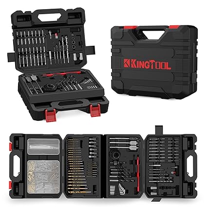 סט מקדחים וביטים 418 יחידות KingTool Drill Bit Set & Screwdriver Bit Combo Kit