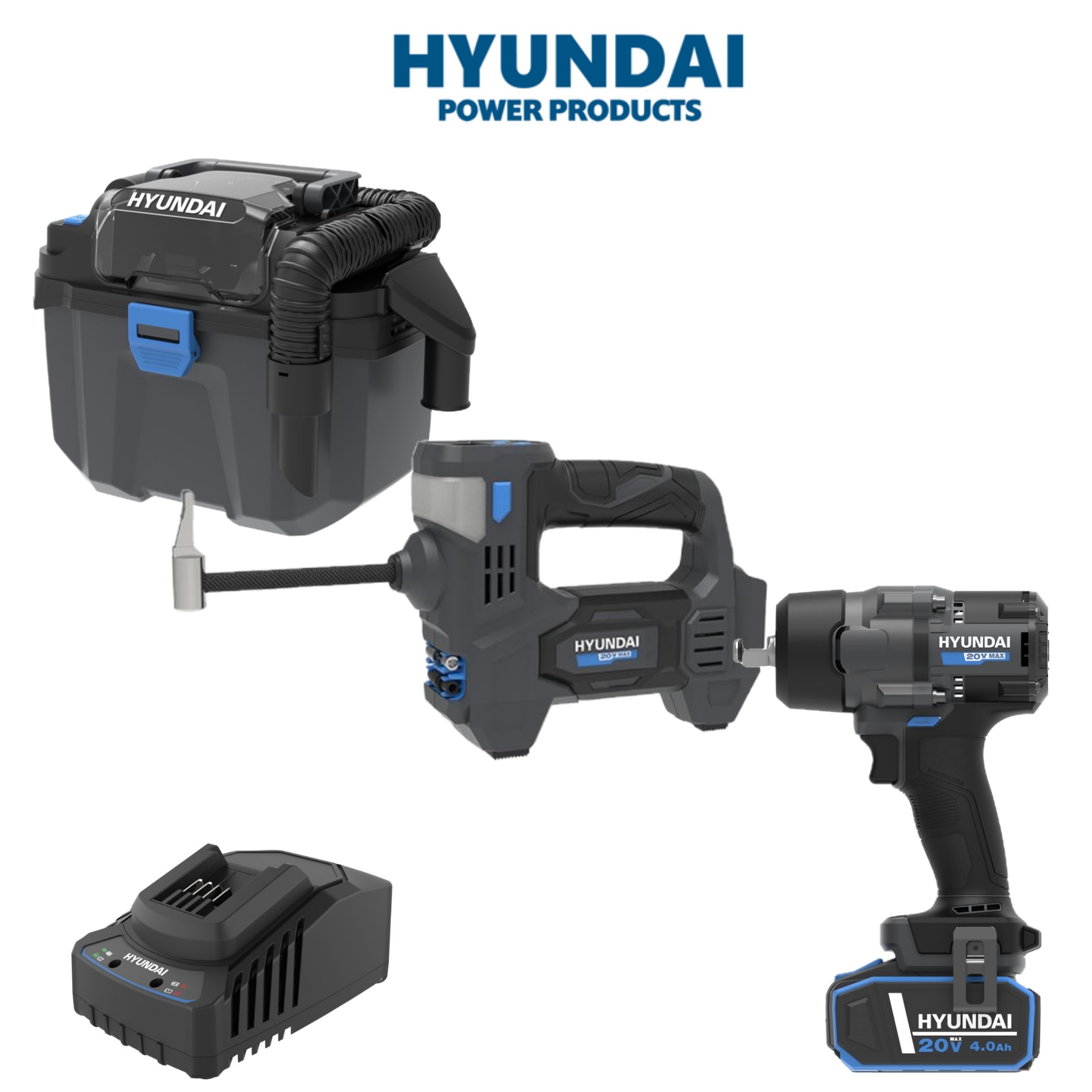 קומבו 3 כלים יונדאי לתחזוקת הרכב HYUNDAI 20V