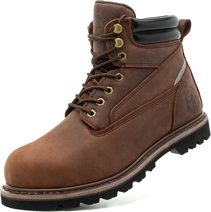 נעלי עבודה לגברים עם מיגון פלדה TOUGHSTEPS מבודדות ועמידות להחלקה