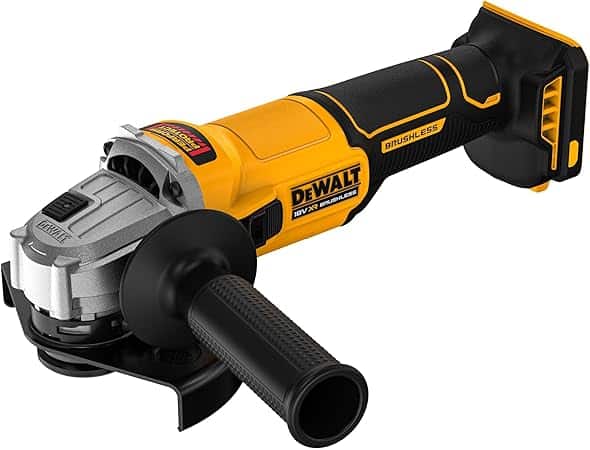משחזת זווית דיוולט ניידת בראשלס DEWALT 18V XR Brushless 125mm DCG407N-XJ
