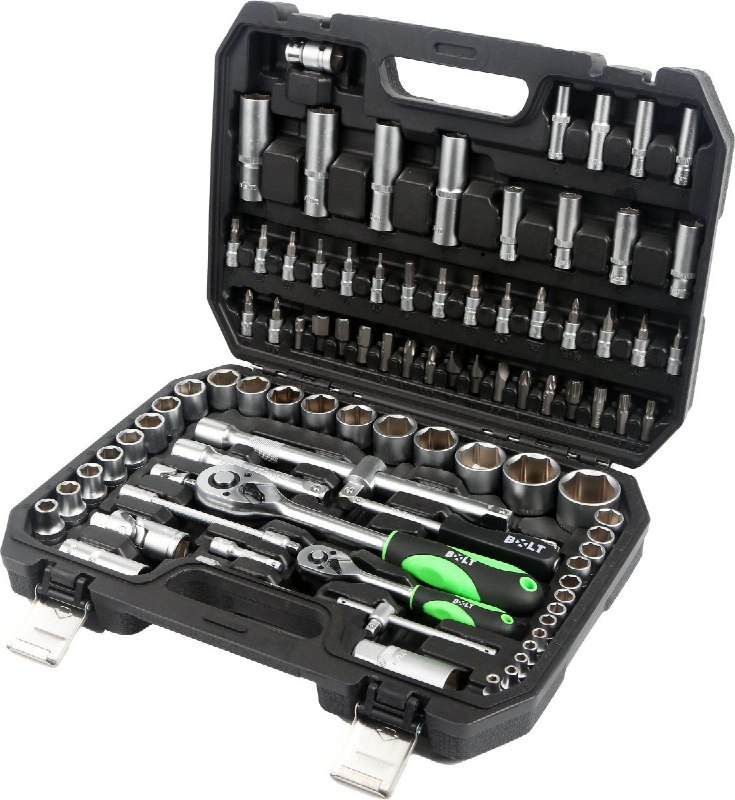 סט בוקסות מקצועי 1/2 +"1/4 94 חלקים Bolt SWSM94