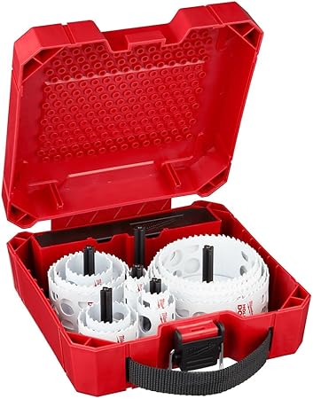 ערכת מסורי כוס לקידוח מבית מילווקי עם 20 חלקים 49-22-4170 Hole Dozer&trade; Electricians Kit