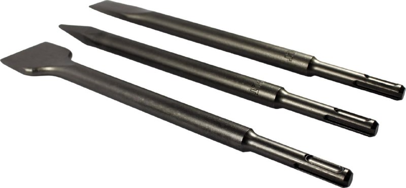 סט 3 איזמלי SDS-Plus מקצועיים BOLT SDSCSET141