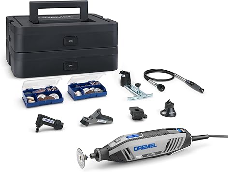 קיט מולטיטול דרמל חשמלי 175W דגם Dremel 4250-6/128 Multitool מפואר ומאובזר במיוחד במזוודה&nbsp;