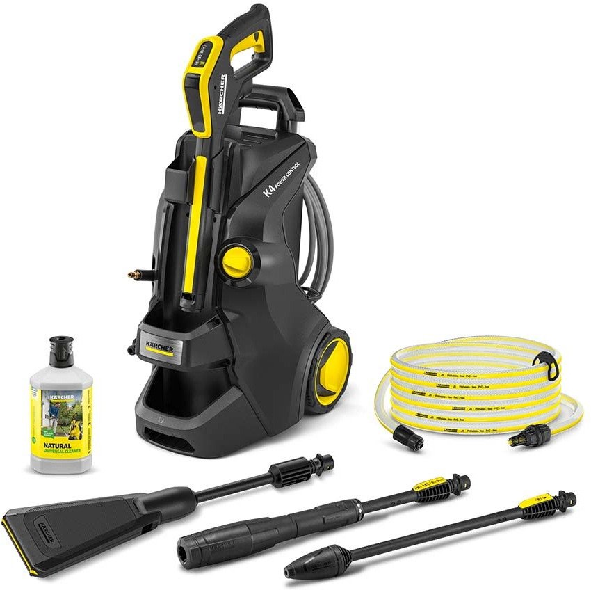 מכונת שטיפה בלחץ Karcher K4 Power Control GF (130 באר) מהדורה מוגבלת בצבע שחור